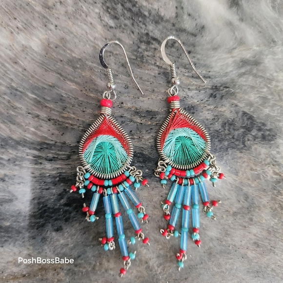 Jewelry - Boho dream catcher earrings